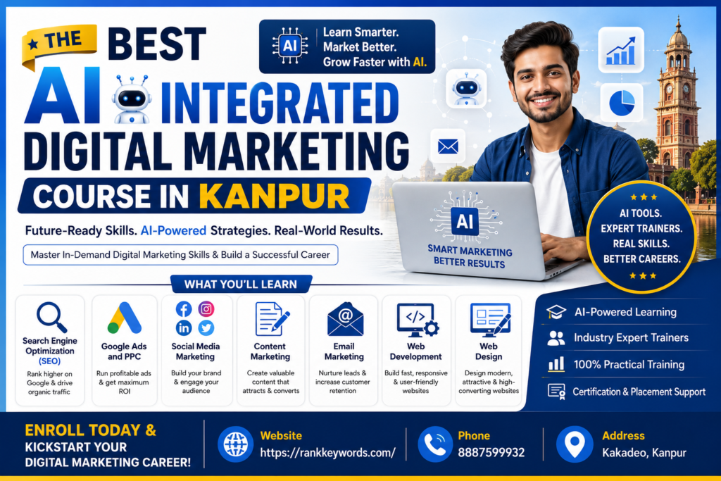 Best AI Integrated Digital Marketing Course in Kanpur